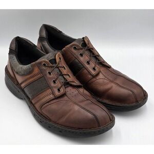 Streetcars Men's Brown Leather Diplomat Casual Comfort Hybrid Work Shoes Sz 13 M